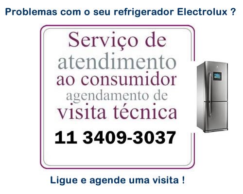 Agendamento assistência técnica refrigerador Electrolux